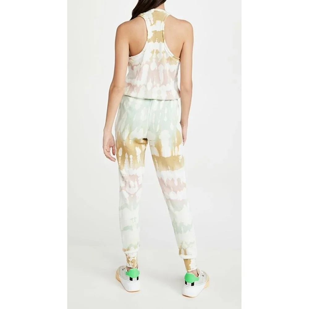 Young Fabulous & Broke NWT Jumpsuit Romper Tie Dye Racerback YFB Extra Small XS